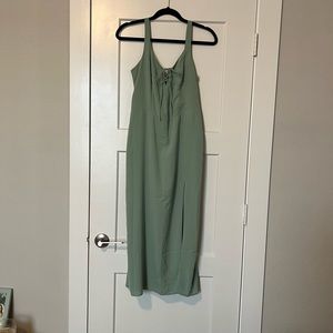 Abercrombie corset lace up midi dress. NEVER WORN